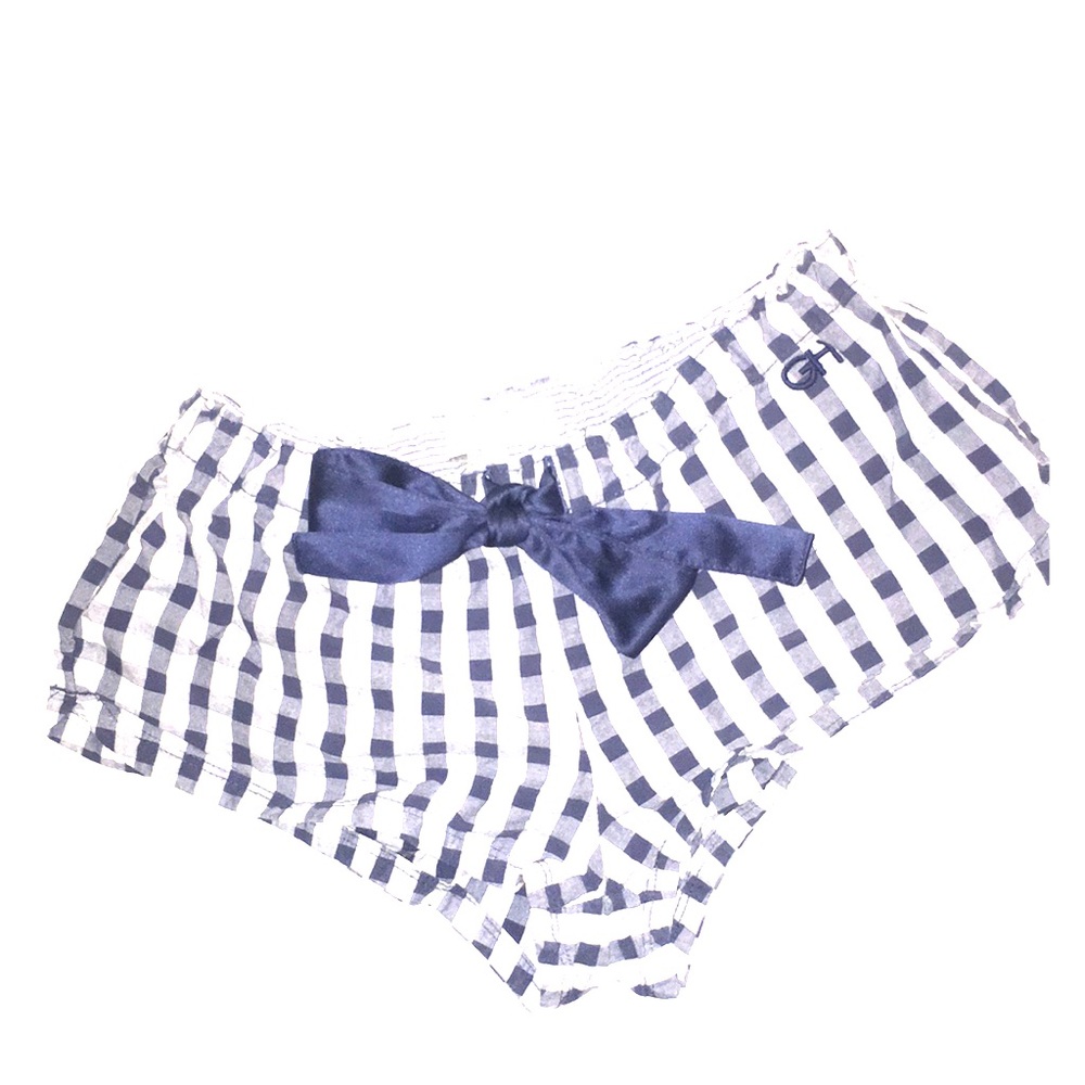 Gilly Hicks navy gingham pajama shorts